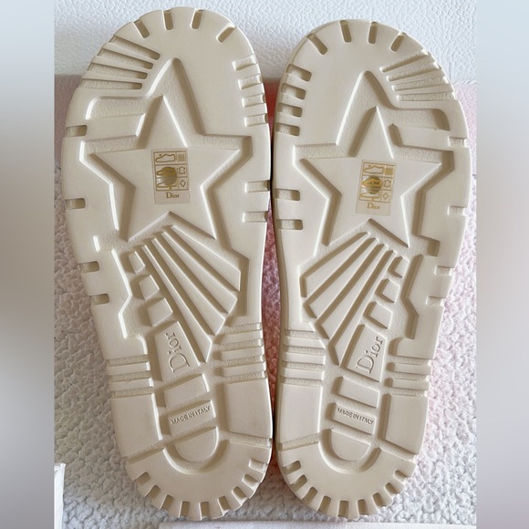 Authentic Christian Dior Dway Slides Sandals Fluo Toile de Jouy Embroidered - Picture 8 of 16